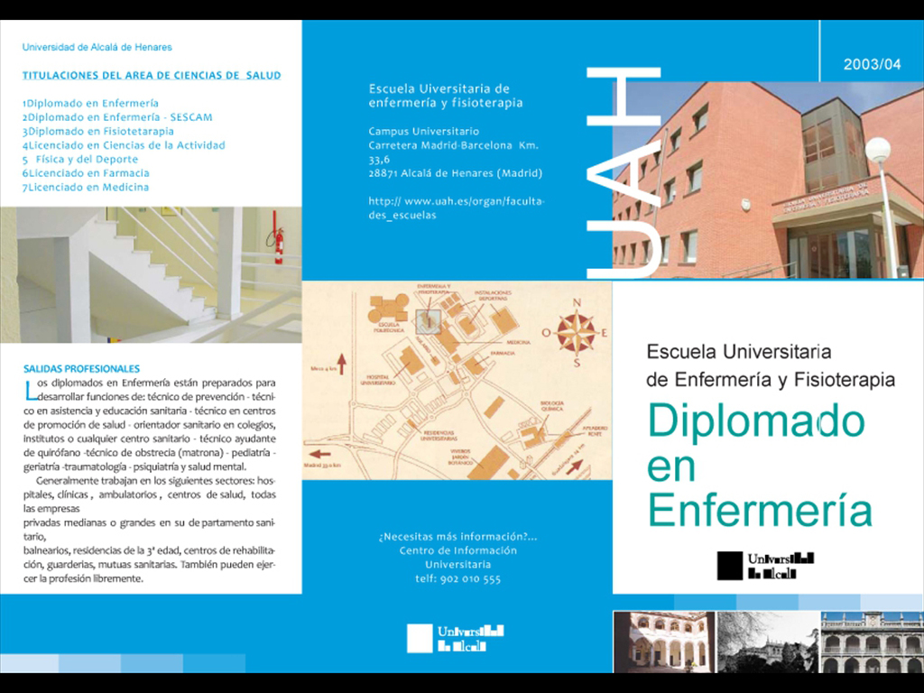 Triptico Universidad de Alcalá